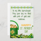 Dochter - Gelukkig St. Patrick's Dag Kaart (Voorkant / Achterkant)