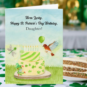 Dochter Gelukkige St. Patrick's Dag Verjaardag Kaart