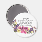 Dochter gezegde magneet (Voorkant / Achterkant)