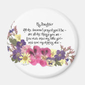 Dochter gezegde magneet (Voorkant)