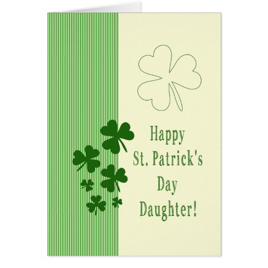 Dochter Happy St. Patrick's Day (Voorkant)