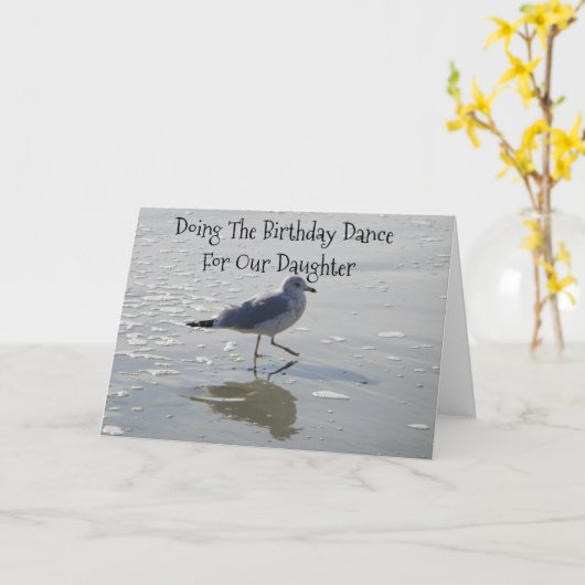 **DOCHTER** HET DOEN VAN DE **VERJAARDAGSDANS** VO KAART (Gele Bloem)