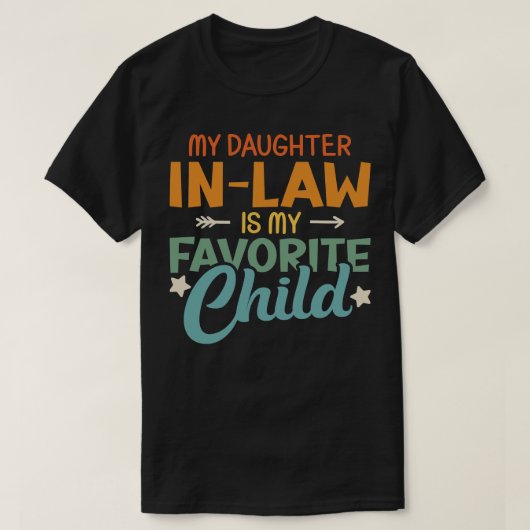 Dochter in de wet 12 t-shirt (Design voorkant)