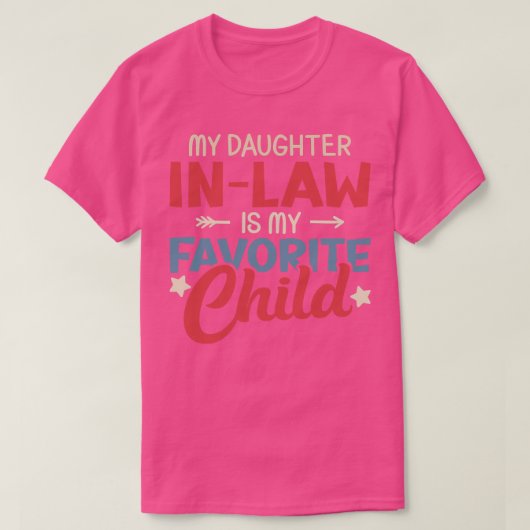 Dochter in de wet 42 t-shirt (Design voorkant)