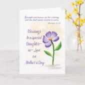 Dochter in de wet op Moederdag verkrachting van vr Kaart (Gele Bloem)