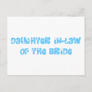 Dochter in de wet van de Bride Briefkaart