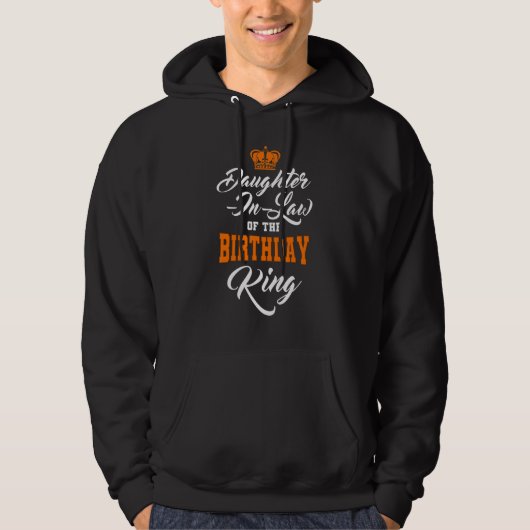 Dochter in de wet van de geboorte koningspartij kr hoodie (Voorkant)