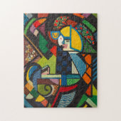 Dochter in een Rocker | Henry Lyman Saen Legpuzzel (Verticaal)