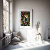 Dochter in een Rocker | Henry Lyman Saen Poster