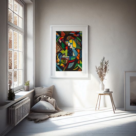 Dochter in een Rocker | Henry Lyman Saen Poster