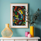 Dochter in een Rocker | Henry Lyman Saen Poster