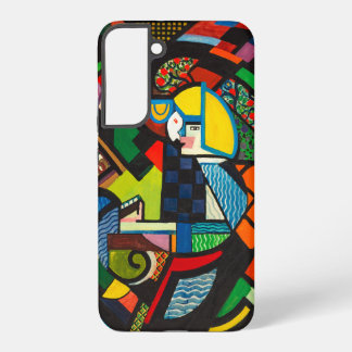Dochter in een schommelstoel van Henry Lyman Saÿen Samsung Galaxy Hoesje