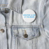 Dochter in-law van de Groom Ronde Button 5,7 Cm (In situ)