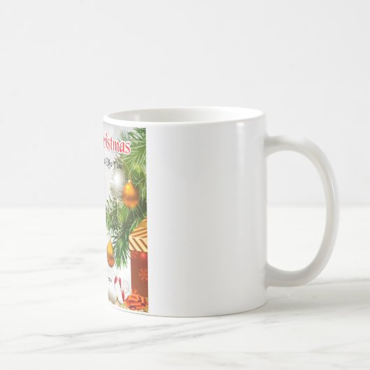 Dochter in rechtengedicht - kerstontwerp koffiemok (Rechts)