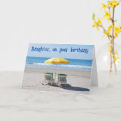 **DOCHTER** JE VERDIENT EEN "GROOT UITZICHT" VERJA KAART (Gele Bloem)