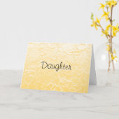 Dochter Kaart (Gele Bloem)