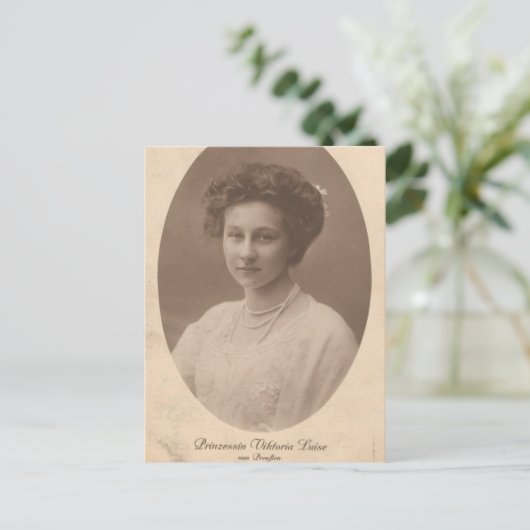 DOCHTER Keizer Wilhelm II van Duitsland #044D Briefkaart (Staand voorkant)