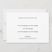 Dochter Lange Afstand Liefde Kaart voor Moeder (Achterkant)