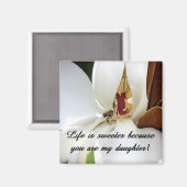 Dochter Liefde Magneet (Voorkant / Achterkant)