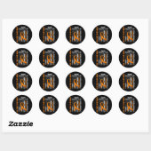 Dochter met de wet MS FL Ronde Sticker (Vel)