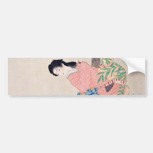 Dochter Miyuki (Elegante Japanse dame, Aziatische Bumpersticker