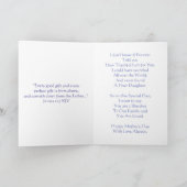 Dochter Moederdag Kaart (Binnen)