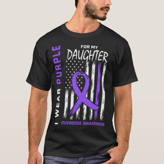 Dochter Overdosis Bewustzijn Items Verslaving Hers T-shirt (Voorkant)
