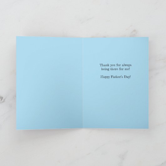 "Dochter papa!" inspiratie Kaart (Binnen)