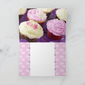 Dochter Prinses Cupcake Roze Bestemming's Bestemmi Kaart (Binnen)