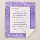 Dochter Proud van Youou Sherpa Deken (Voorkant)