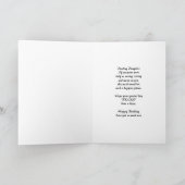 Dochter Rock Chick Verjaardag Kaart Moonies rag po (Binnen)