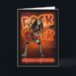 Dochter Rock Chick Verjaardag Kaart Moonies rag po<br><div class="desc">Dochter Rock Chick Verjaardag Kaart Moonies rag pop rocker</div>
