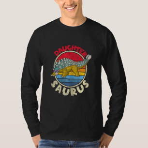 Dochter Saurus I Ankylosaurus Dinosaur I Family M T-shirt