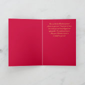 dochter & schoonzoon vrolijke Kerstmis, snuisterij Feestdagen Kaart (Binnen)