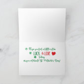 Dochter St. Patricks Day Kitten met gele dagen Kaart (Binnen)