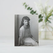 Dochter tsaar - ANASTASIA Romanov Rusland #123 Briefkaart (Staand voorkant)