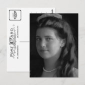 Dochter tsar van Rusland, Grand Duchess Maria Briefkaart (Voorkant / Achterkant)