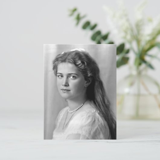 Dochter tsar van Rusland, Grand Duchess Maria Briefkaart (Staand voorkant)