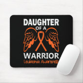 Dochter van A Warrior Leukemia Awareness Angel Win Muismat (Met muis)