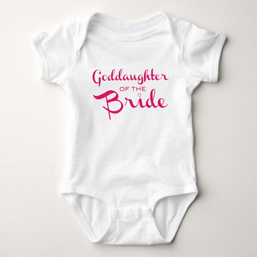 Dochter van Bride T-shirt Pink (Voorkant)