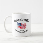 Dochter van de Amerikaanse Revolutie DAR Star Koffiemok (Links)