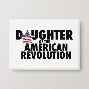 Dochter van de Amerikaanse Revolutie DAR Ster USA Button