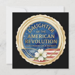 Dochter van de Amerikaanse Revolutie Patriot USA Kaart