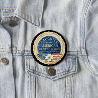 Dochter van de Amerikaanse Revolutie Patriottisch Ronde Button 7,6 Cm