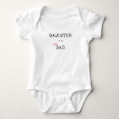 Dochter van de beste vader romper (Voorkant)