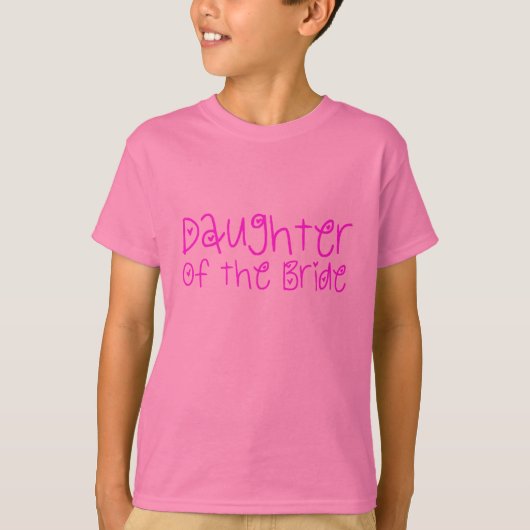 Dochter van de bride t-shirt (Voorkant)