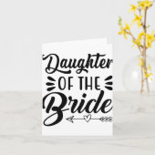 Dochter van de bruid bruiloft Vrijgezellenfeest Ma Kaart (Gele Bloem)