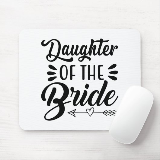 Dochter van de bruid bruiloft Vrijgezellenfeest Ma Muismat (Met muis)