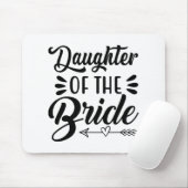 Dochter Van De Bruid Trouwen Bruidsmeisje Matchi Muismat (Met muis)