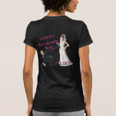 Dochter van de Groom T-shirt (Achterkant)